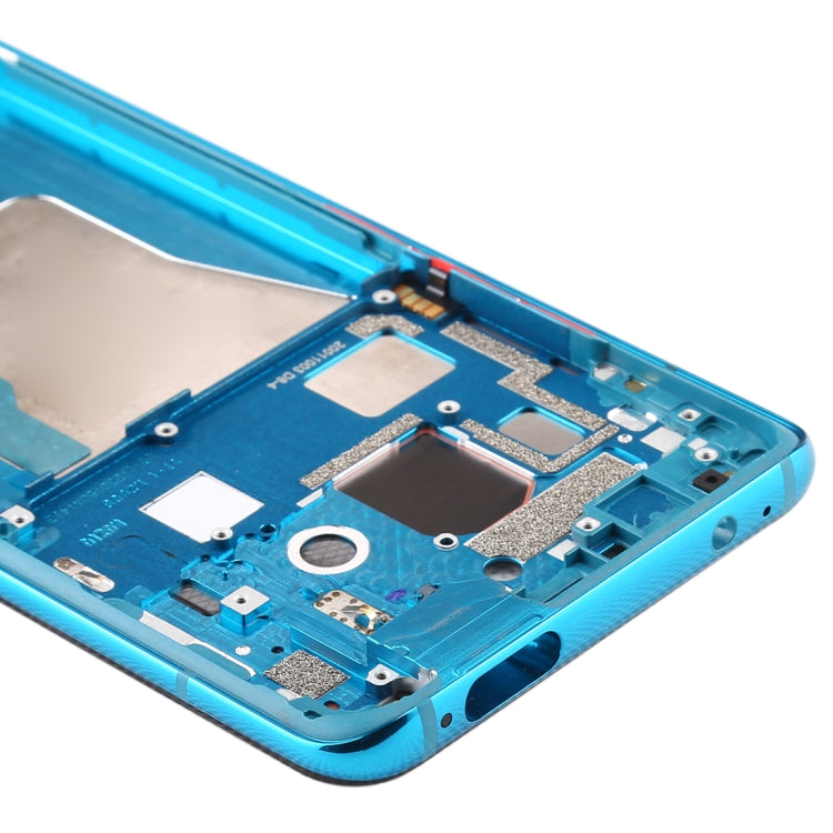 Front Housing LCD Frame Bezel Plate With Side Keys for Xiaomi Redmi K30 Pro (Blue) - Frame Bezel Plate by PMC TechLife | Online Shopping South Africa | PMC TechLife