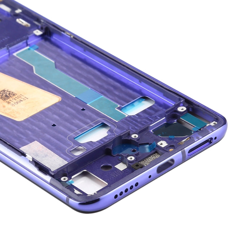 Front Housing LCD Frame Bezel Plate With Side Keys for Xiaomi Redmi K30 Pro (Purple) - Frame Bezel Plate by PMC TechLife | Online Shopping South Africa | PMC TechLife