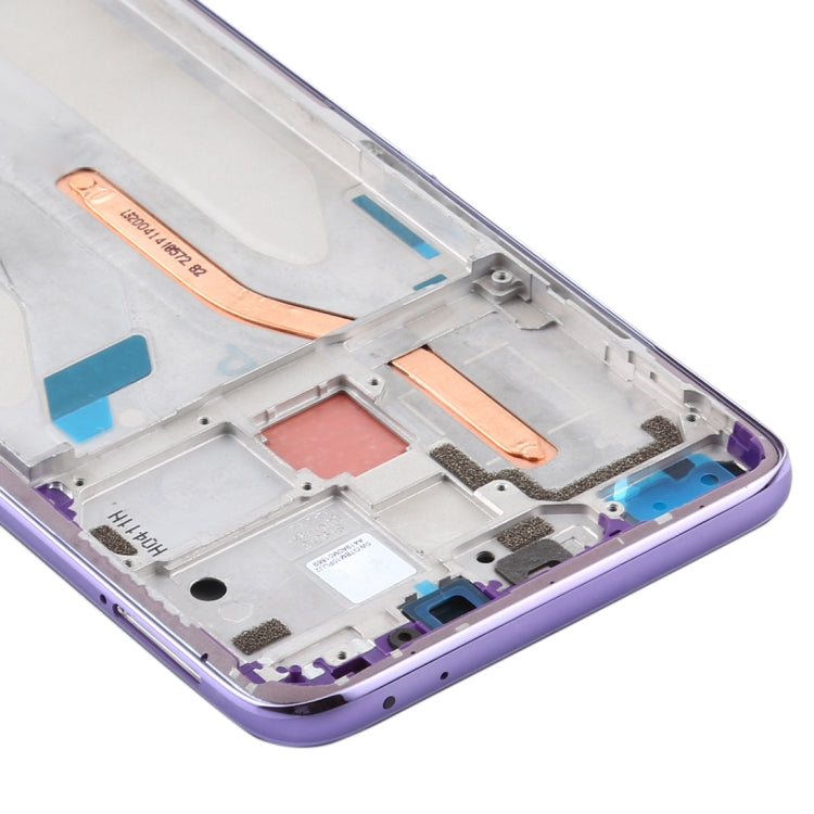 Front Housing LCD Frame Bezel Plate for Xiaomi Redmi K30, 4G Version (Purple) - Frame Bezel Plate by PMC TechLife | Online Shopping South Africa | PMC TechLife
