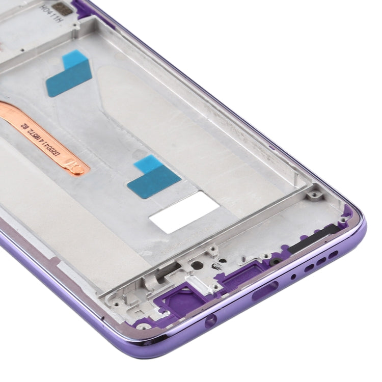 Front Housing LCD Frame Bezel Plate for Xiaomi Redmi K30, 4G Version (Purple) - Frame Bezel Plate by PMC TechLife | Online Shopping South Africa | PMC TechLife