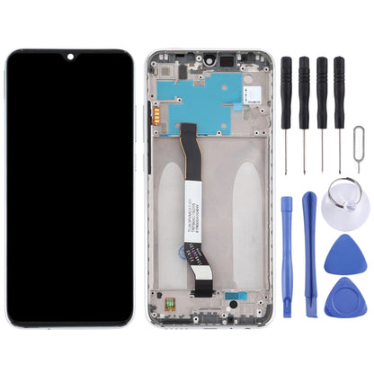 LCD Screen and Digitizer Full Assembly with Frame for Xiaomi Redmi Note 8(Silver) - LCD Screen by PMC Jewellery | Online Shopping South Africa | PMC Jewellery