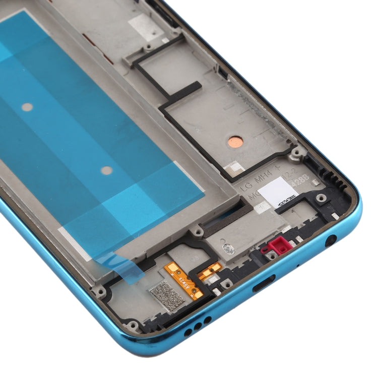 Front Housing LCD Frame Bezel Plate for LG K50 / K12 MAX / LMX520BMW / LMX520EMW(Double SIM Version) (Blue) - For LG by PMC TechLife | Online Shopping South Africa | PMC TechLife