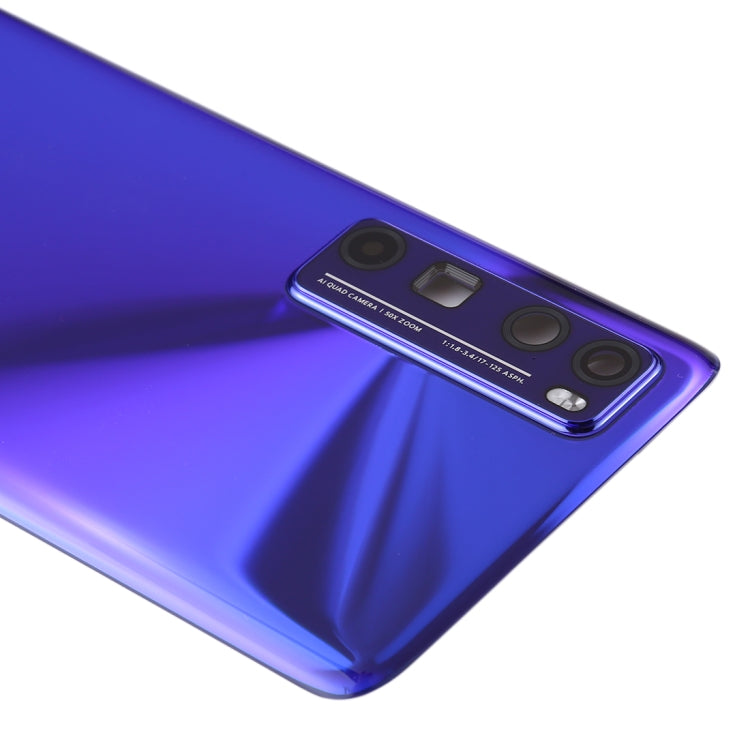 Original Battery Back Cover with Camera Lens Cover for Huawei Nova 7 Pro 5G(Purple) - Back Cover by PMC TechLife | Online Shopping South Africa | PMC TechLife | Buy Now Pay Later Mobicred