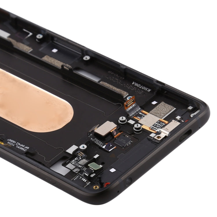 Middle Frame Bezel Plate with Side Keys for Asus ROG Phone II ZS660KL(Black) - Frame Bezel Plate by PMC TechLife | Online Shopping South Africa | PMC TechLife