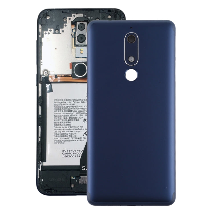 Battery Back Cover for Nokia 5.1 / TA-1061 TA-1075 TA-1076 TA-1088(Blue) - Back Cover by PMC TechLife | Online Shopping South Africa | PMC TechLife