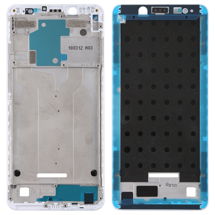 Front Housing LCD Frame Bezel for Xiaomi Redmi Note 5(White) - Frame Bezel Plate by PMC TechLife | Online Shopping South Africa | PMC TechLife