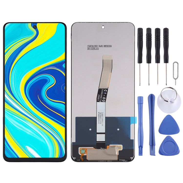 LCD Screen and Digitizer Full Assembly for Xiaomi Redmi Note 9S / Redmi Note 9 Pro / Redmi Note 9 Pro Max / Redmi Note 9 Pro (India) / Note 10 Lite(Black) - free shipping - PMC TechLife - Order now!