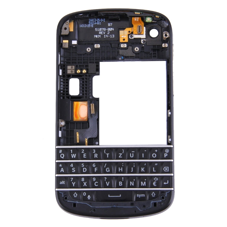 3 in 1 for BlackBerry Q10 (Keyboard + Middle Frame Bezel + Back Plate Housing Camera Lens Panel) Full Assembly Housing Cover - For BlackBerry by PMC TechLife | Online Shopping South Africa | PMC TechLife