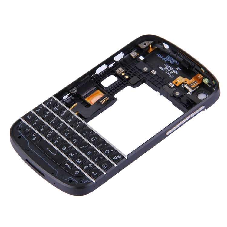 3 in 1 for BlackBerry Q10 (Keyboard + Middle Frame Bezel + Back Plate Housing Camera Lens Panel) Full Assembly Housing Cover - For BlackBerry by PMC TechLife | Online Shopping South Africa | PMC TechLife
