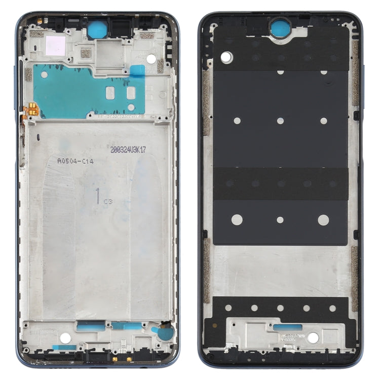 Original Front Housing LCD Frame Bezel Plate for Xiaomi Redmi Note 9S / Note 9 Pro(India) / Note 9 Pro Max / Note 10 Lite (Grey) - Frame Bezel Plate by PMC TechLife | Online Shopping South Africa | PMC TechLife