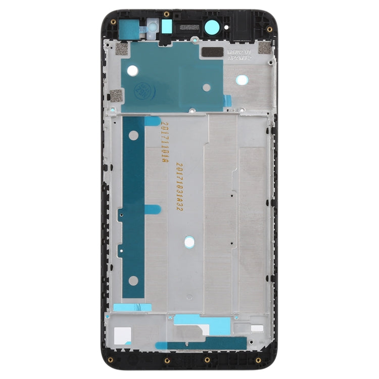 Front Housing LCD Frame Bezel for Xiaomi Redmi Note 5A Prime / Y1(Black) - Frame Bezel Plate by PMC TechLife | Online Shopping South Africa | PMC TechLife
