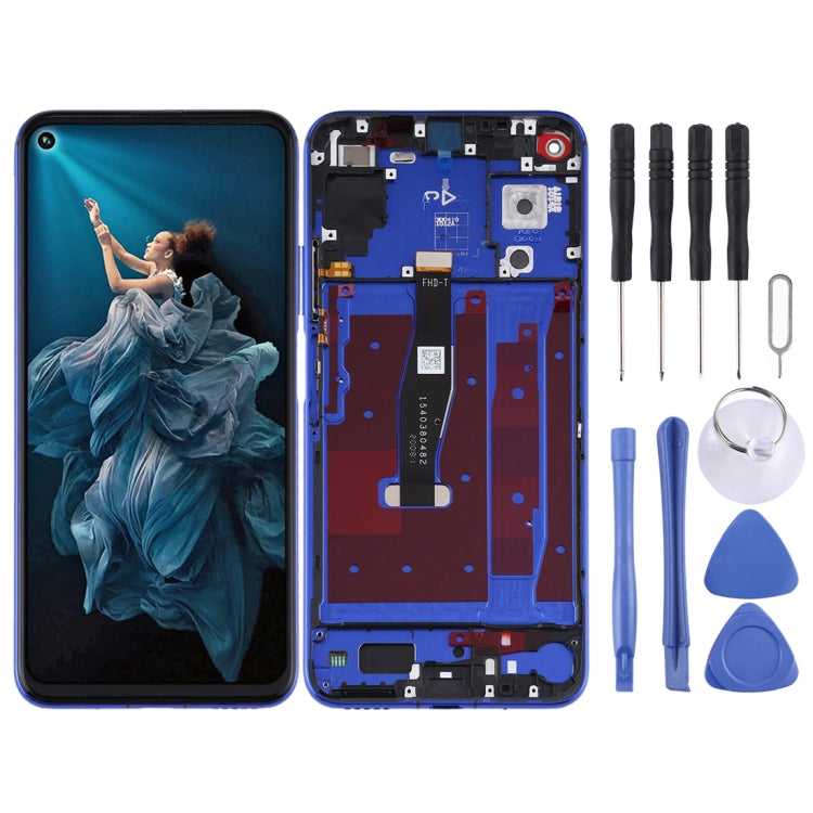 OEM LCD Screen for Huawei Honor 20 / Nova 5T Digitizer Full Assembly with Frame(Phantom Blue) - free shipping - PMC TechLife - Order now!