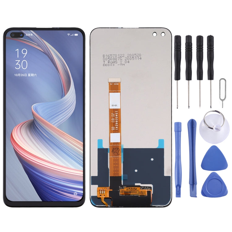 Original LCD Screen for OPPO A92s / Realme 6 Pro / RMX2061 / RMX2063 with Digitizer Full Assembly (Black) - free shipping - PMC TechLife - Order now!
