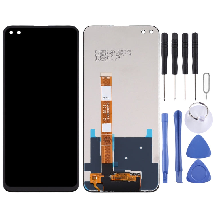 Original LCD Screen for OPPO A92s / Realme 6 Pro / RMX2061 / RMX2063 with Digitizer Full Assembly (Black) - free shipping - PMC TechLife - Order now!