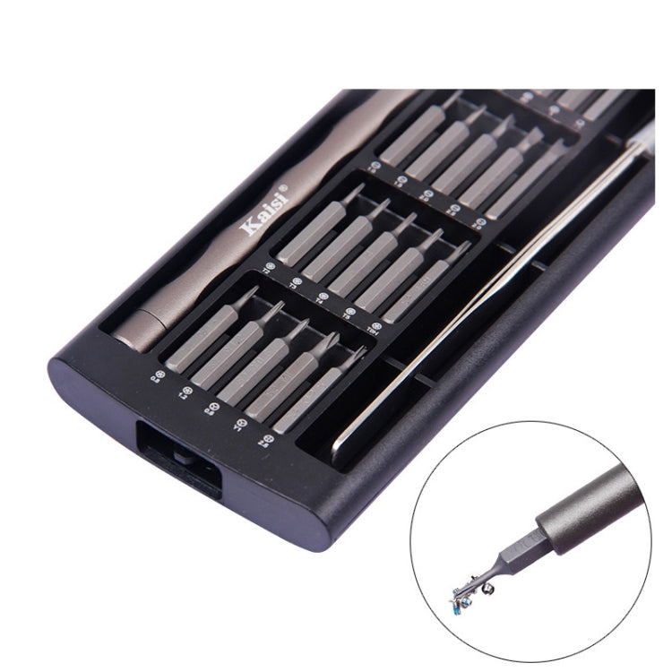 Kaisi K-3022B 22 in1 High Precision Screwdriver Set Magnetic Screwdriver Bits - Screwdriver Set by Kaisi | Online Shopping South Africa | PMC TechLife | Buy Now Pay Later Mobicred