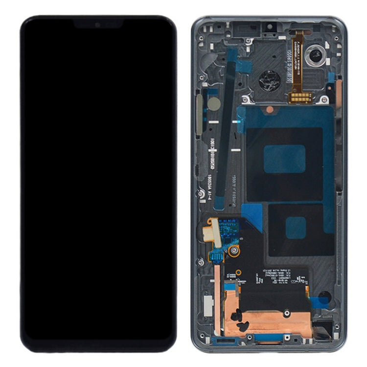 Original LCD Screen for LG G7 ThinQ / G710 G710EM G710PM G710VMP Digitizer Full Assembly with Frame(Black) - For LG by PMC Jewellery | Online Shopping South Africa | PMC Jewellery