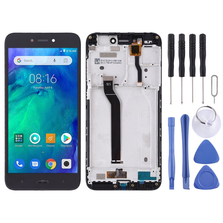 TFT LCD Screen for Xiaomi Redmi Go Digitizer Full Assembly with Frame(Black) - free shipping - PMC TechLife - Order now!