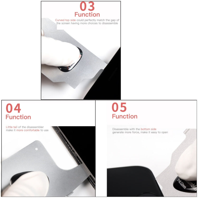 10 PCS QIANLI 3D Ultra Thin Pry Spudger Screen Disassembling Card - free shipping - PMC TechLife - Order now!