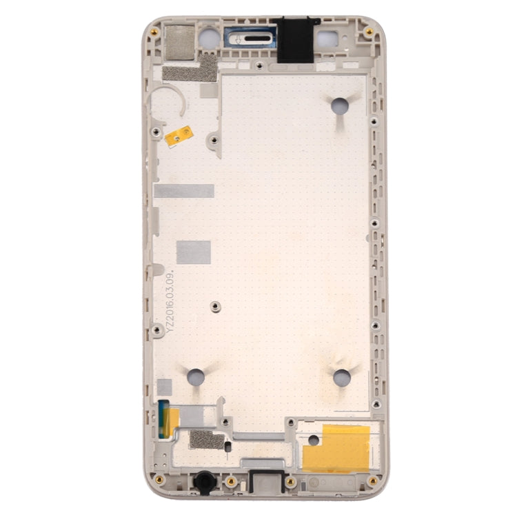For Huawei Y6 / Honor 4A Front Housing LCD Frame Bezel Plate(Gold) - Full Housing Cover by PMC TechLife | Online Shopping South Africa | PMC TechLife