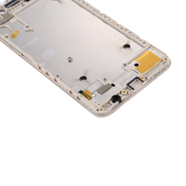 For Huawei Y6 / Honor 4A Front Housing LCD Frame Bezel Plate(Gold) - Full Housing Cover by PMC TechLife | Online Shopping South Africa | PMC TechLife