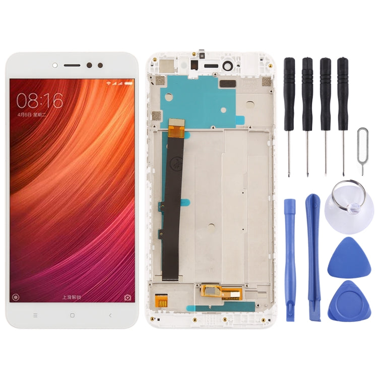 TFT LCD Screen for Xiaomi Redmi Note 5A Prime / Remdi Y1 Digitizer Full Assembly with Frame(White) - free shipping - PMC TechLife - Order now!