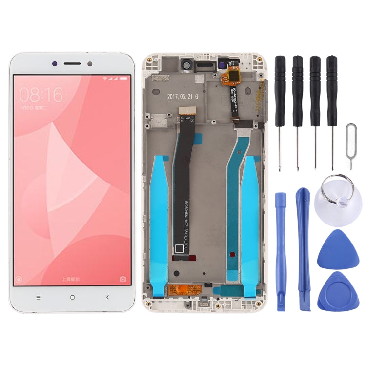 TFT LCD Screen for Xiaomi Redmi 4X Digitizer Full Assembly with Frame(White) - LCD Screen by PMC TechLife | Online Shopping South Africa | PMC TechLife
