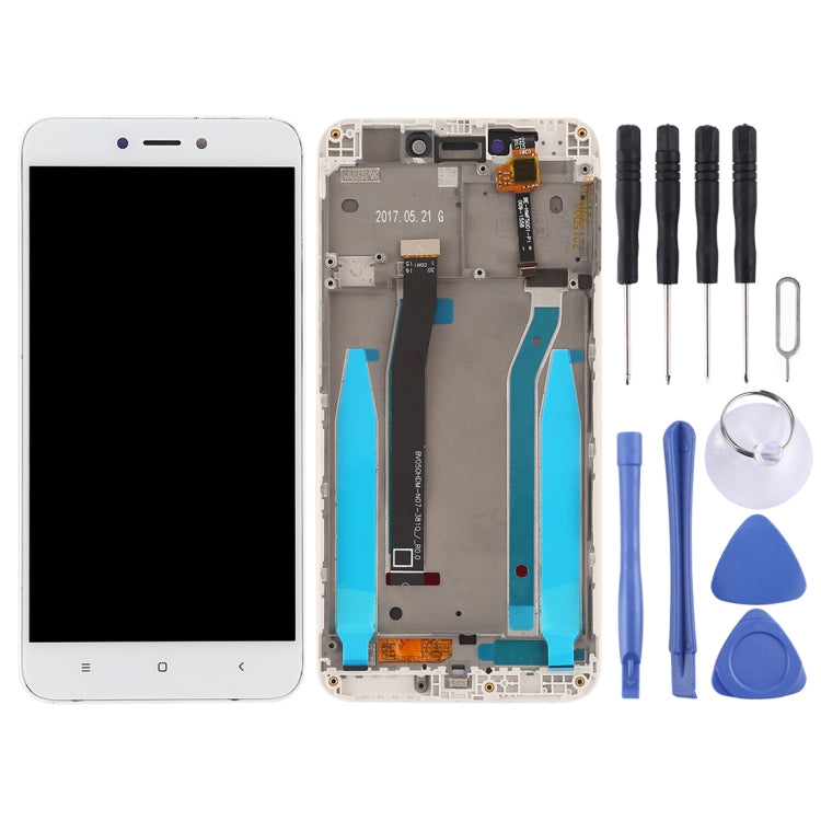 TFT LCD Screen for Xiaomi Redmi 4X Digitizer Full Assembly with Frame(White) - LCD Screen by PMC TechLife | Online Shopping South Africa | PMC TechLife