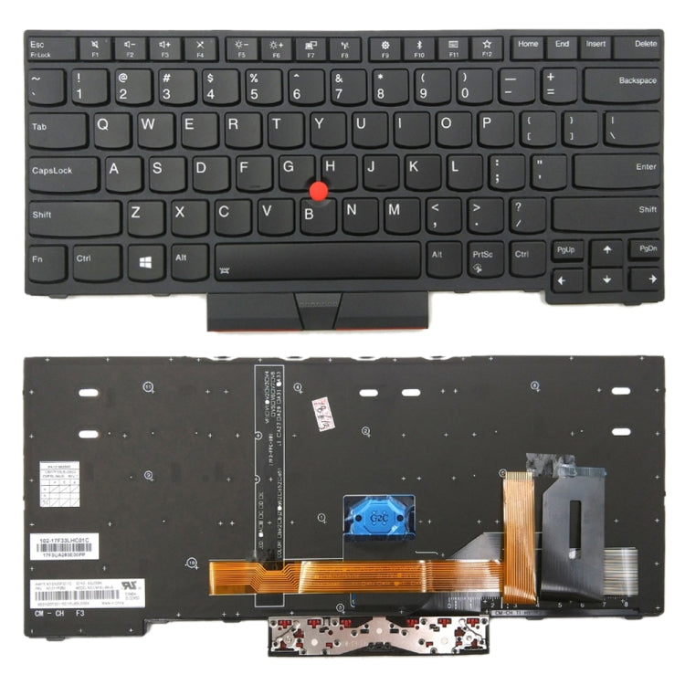 US Backlight keyboard for Lenovo ThinkPad E480 L480 L380 Yoga T480s - Replacement Keyboards by PMC TechLife | Online Shopping South Africa | PMC TechLife | Buy Now Pay Later Mobicred