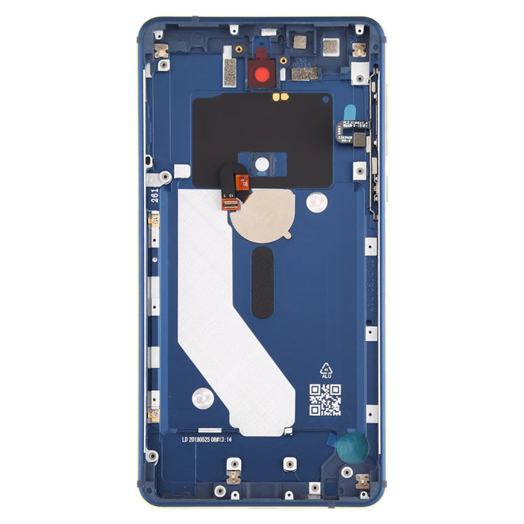 Battery Back Cover with Camera Lens & Side Keys & Fingerprint Sensor for Nokia 6.1 / 6 (2018) / 6 (2nd Gen)(Blue) - Back Cover by PMC Jewellery | Online Shopping South Africa | PMC Jewellery