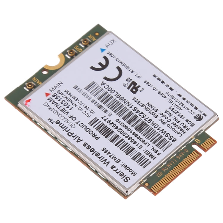 EM7455 Sierra Wireless FDD/TDD LTE Cat6 4G Module, 4G CARD for Lenovo laptop ThinkPad P50 P50S P40 Yoga L460 T460 T460P T460S - Add-on Cards by PMC Jewellery | Online Shopping South Africa | PMC Jewellery
