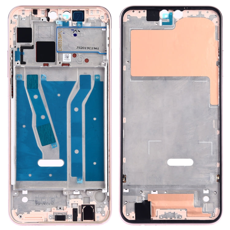 Front Housing LCD Frame Bezel Plate with Side Keys for Huawei Y9 (2019)(Pink) - Full Housing Cover by PMC TechLife | Online Shopping South Africa | PMC TechLife