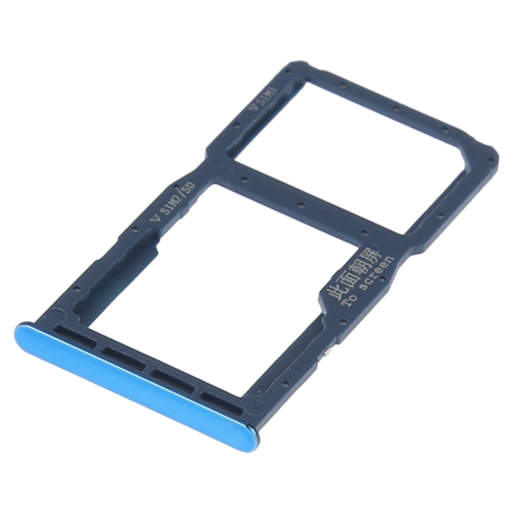SIM Card Tray +  SIM Card Tray / Micro SD Card for Huawei P30 Lite(Blue) - free shipping - PMC TechLife - Order now!