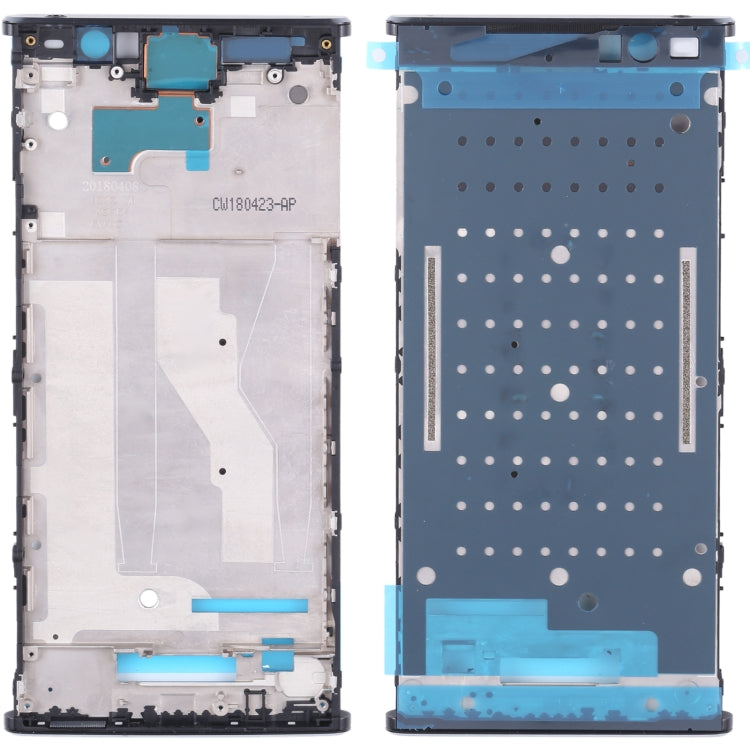 Front Housing LCD Frame Bezel for Sony Xperia XA2 Plus(Black) - Frame Bezel Plate by PMC TechLife | Online Shopping South Africa | PMC TechLife