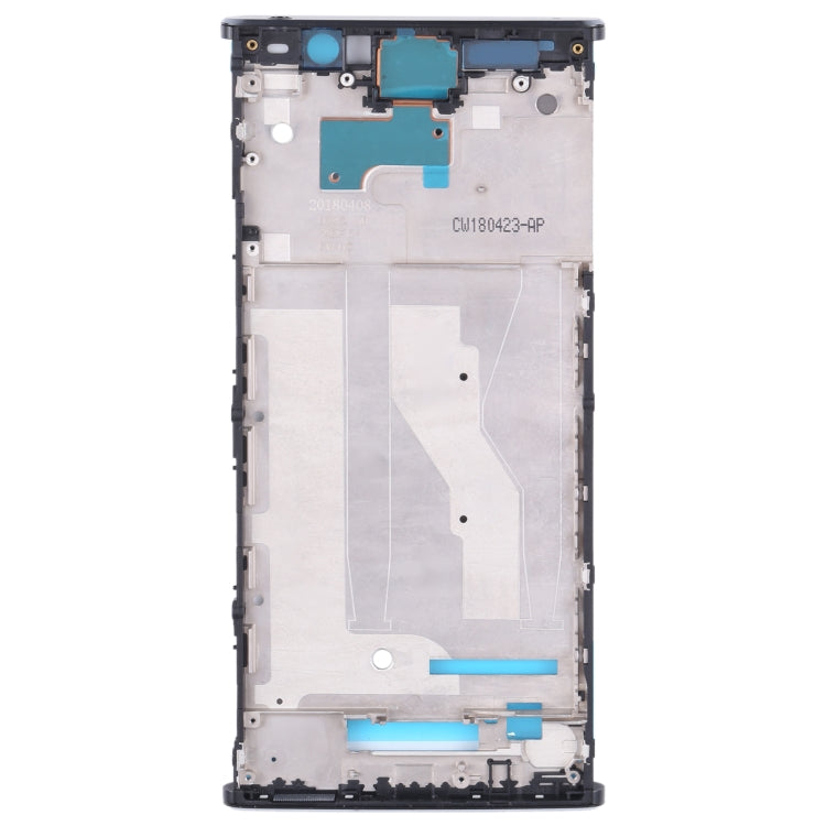 Front Housing LCD Frame Bezel for Sony Xperia XA2 Plus(Black) - Frame Bezel Plate by PMC TechLife | Online Shopping South Africa | PMC TechLife