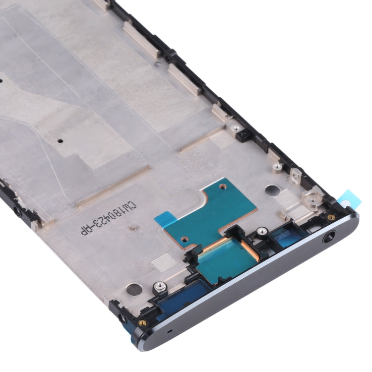 Front Housing LCD Frame Bezel for Sony Xperia XA2 Plus(Black) - Frame Bezel Plate by PMC TechLife | Online Shopping South Africa | PMC TechLife
