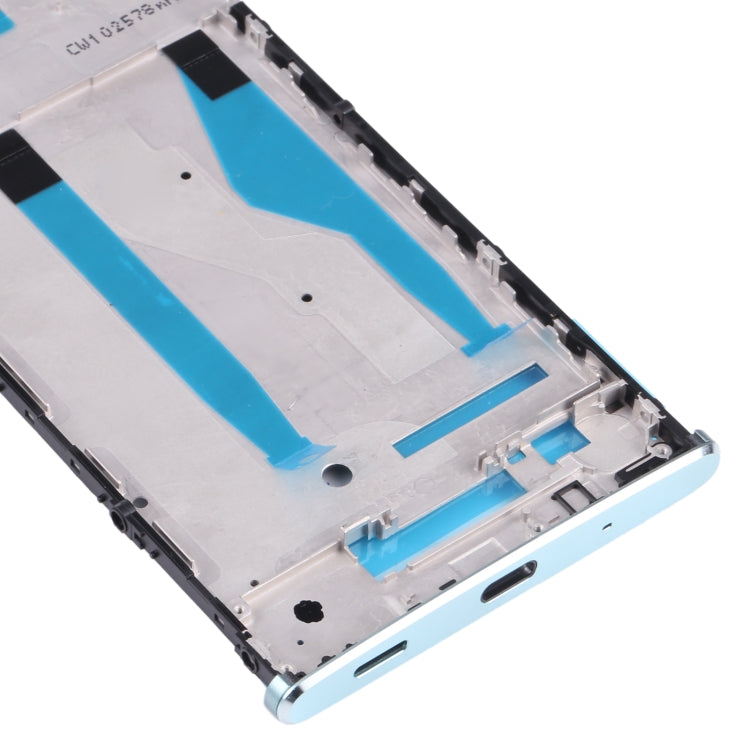 Front Housing LCD Frame Bezel for Sony Xperia XA2 Plus(Blue) - Frame Bezel Plate by PMC TechLife | Online Shopping South Africa | PMC TechLife