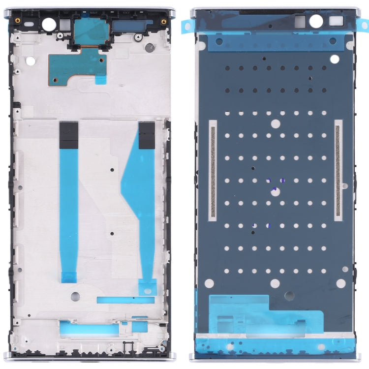 Front Housing LCD Frame Bezel for Sony Xperia XA2 Plus(Silver) - Frame Bezel Plate by PMC TechLife | Online Shopping South Africa | PMC TechLife