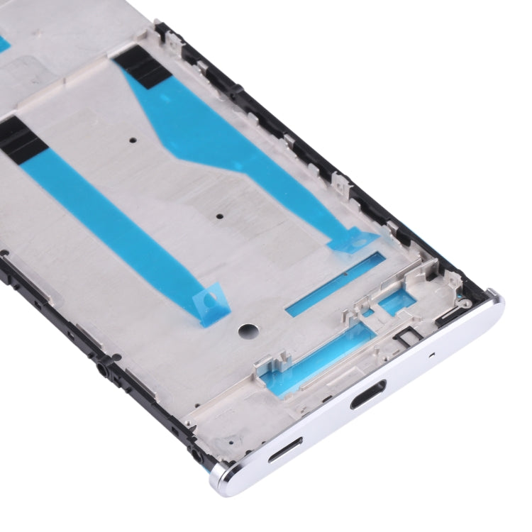 Front Housing LCD Frame Bezel for Sony Xperia XA2 Plus(Silver) - Frame Bezel Plate by PMC TechLife | Online Shopping South Africa | PMC TechLife