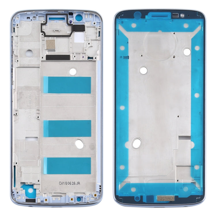 Front Housing LCD Frame Bezel for Motorola Moto G6 Plus(Blue) - Frame Bezel Plate by PMC TechLife | Online Shopping South Africa | PMC TechLife