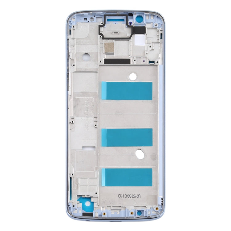 Front Housing LCD Frame Bezel for Motorola Moto G6 Plus(Blue) - Frame Bezel Plate by PMC TechLife | Online Shopping South Africa | PMC TechLife