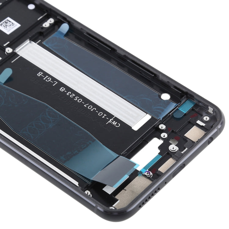 Front Housing LCD Frame Bezel for Asus Zenfone 5 ZE620KL(Black) - Frame Bezel Plate by PMC TechLife | Online Shopping South Africa | PMC TechLife