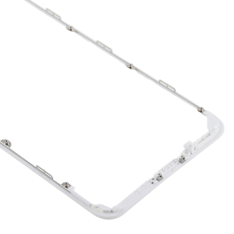 Front Housing LCD Frame Bezel Holder for Xiaomi Mi 6X / A2(White) - Frame Bezel Plate by PMC TechLife | Online Shopping South Africa | PMC TechLife