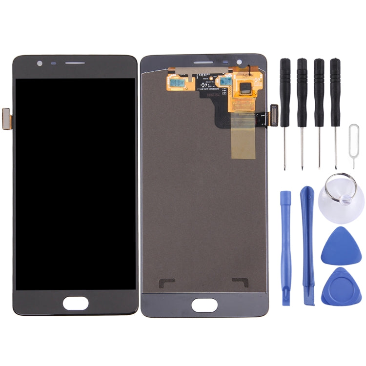 For OnePlus 3 (A3000 Version) with Digitizer Full Assembly OEM LCD Screen (Black) - free shipping - PMC TechLife - Order now!