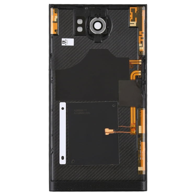Back Cover with Camera Lens for Blackberry Priv (EU Version)(Black) - For BlackBerry by PMC TechLife | Online Shopping South Africa | PMC TechLife | Buy Now Pay Later Mobicred