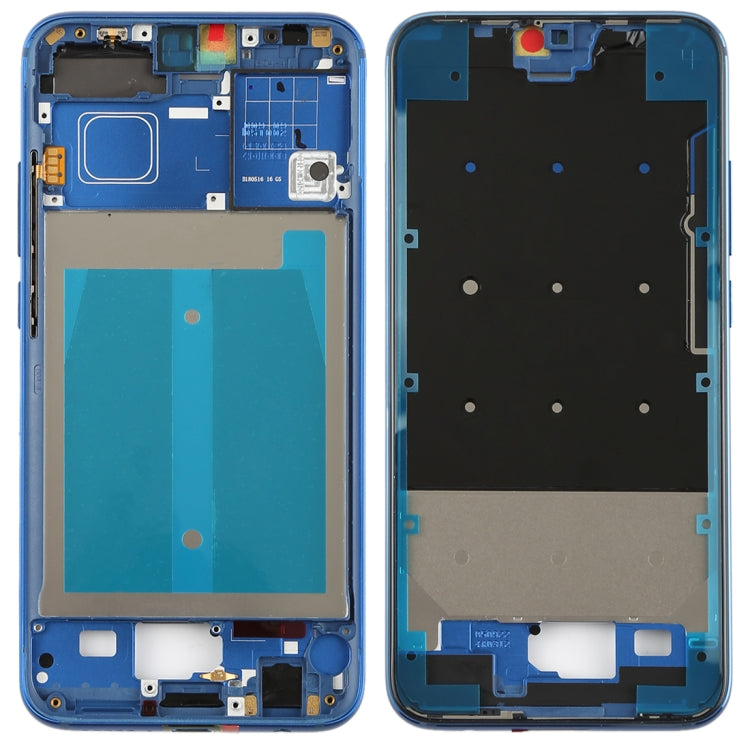 Front Housing LCD Frame Bezel Plate with Side Keys for Huawei Honor 10(Blue) - Full Housing Cover by PMC TechLife | Online Shopping South Africa | PMC TechLife