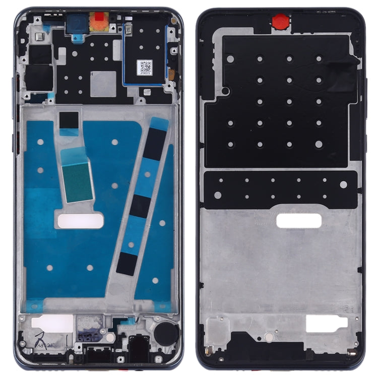 Middle Frame Bezel Plate with Side Keys for Huawei P30 Lite (24MP)(Black) - Full Housing Cover by PMC TechLife | Online Shopping South Africa | PMC TechLife