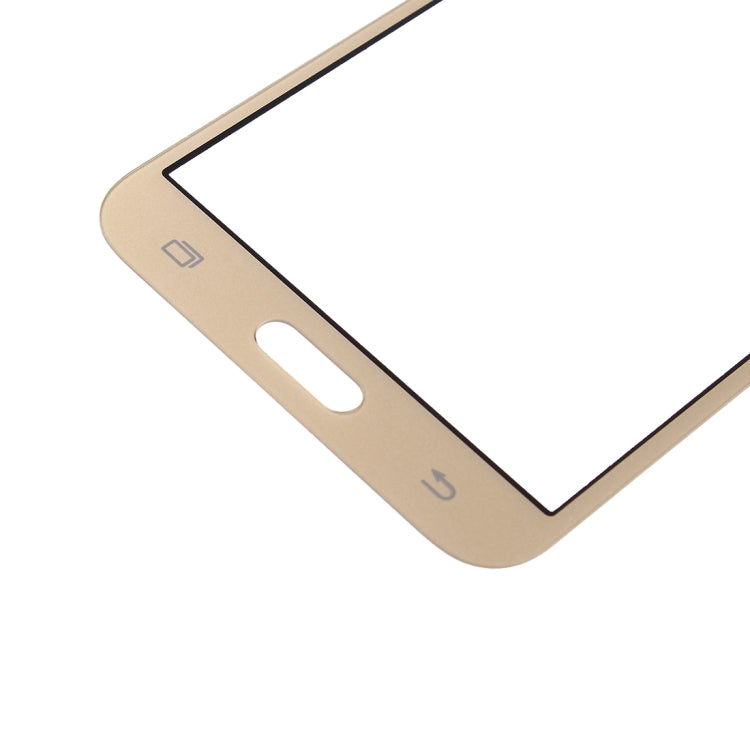 For Galaxy J5 / J500 Front Screen Outer Glass Lens (Gold) - Outer Glass Lens by PMC Jewellery | Online Shopping South Africa | PMC Jewellery