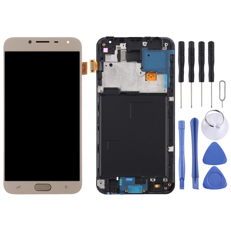 TFT LCD Screen for Galaxy J4 J400F/DS Digitizer Full Assembly with Frame (Gold) - LCD Screen by PMC Jewellery | Online Shopping South Africa | PMC Jewellery