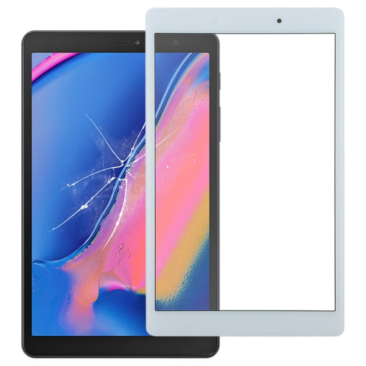 For Galaxy Tab A 8.0 (2019) SM-T290 (WIFI Version)  Front Screen Outer Glass Lens (White) - Outer Glass Lens by PMC Jewellery | Online Shopping South Africa | PMC Jewellery