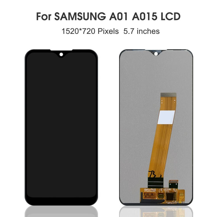 Original PLS TFT LCD Screen (Flex Cable Wide) for Samsung Galaxy A01 (Black) - LCD Screen by PMC Jewellery | Online Shopping South Africa | PMC Jewellery